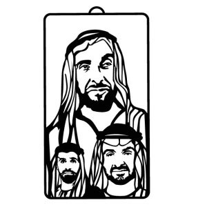 Al Nahyan Family UAE Leaders Car Hanging Ornament