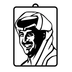Abstract Face Car Hanging | Modern Artistic Car Accessory (Copy)
