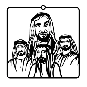 UAE Leaders Car Rearview Mirror Hanging