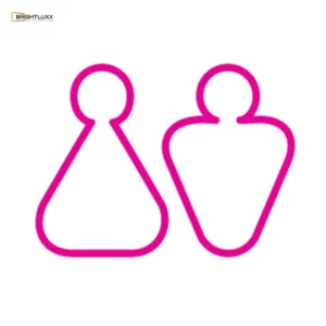 BRIGHTLUXX SYMBOL SIGN PINK NEON SIGN