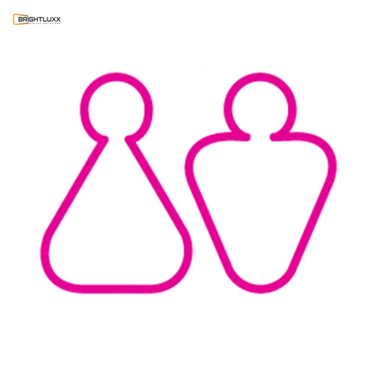 BRIGHTLUXX SYMBOL SIGN PINK NEON SIGN