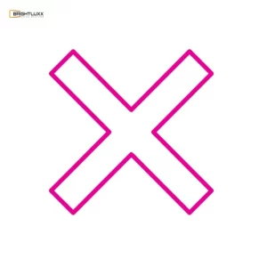 BRIGHTLUXX SYMBOL SIGN PINK NEON SIGN