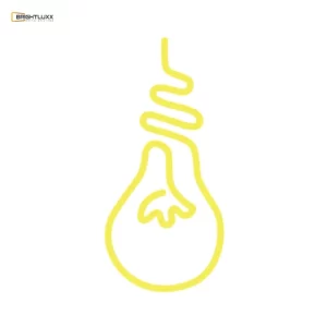 BRIGHTLUXX SYMBOL SIGN YELLOW NEON SIGN