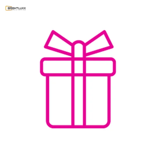 BRIGHTLUXX SYMBOL SIGN PINK NEON SIGN