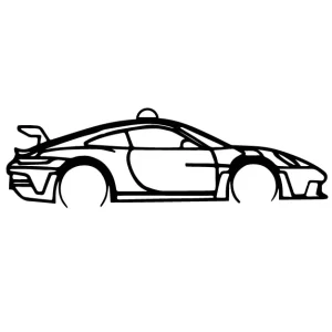 Porsche 911 GT3 RS Car Hanging – Supercar Interior Accessory