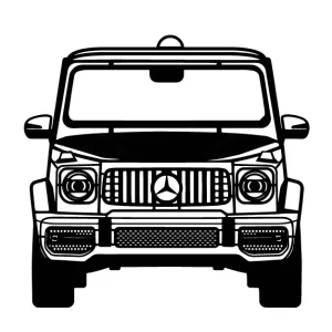 Mercedes G63 AMG Car Hanging Ornament – 2019 G-Wagon Rearview Mirror Charm