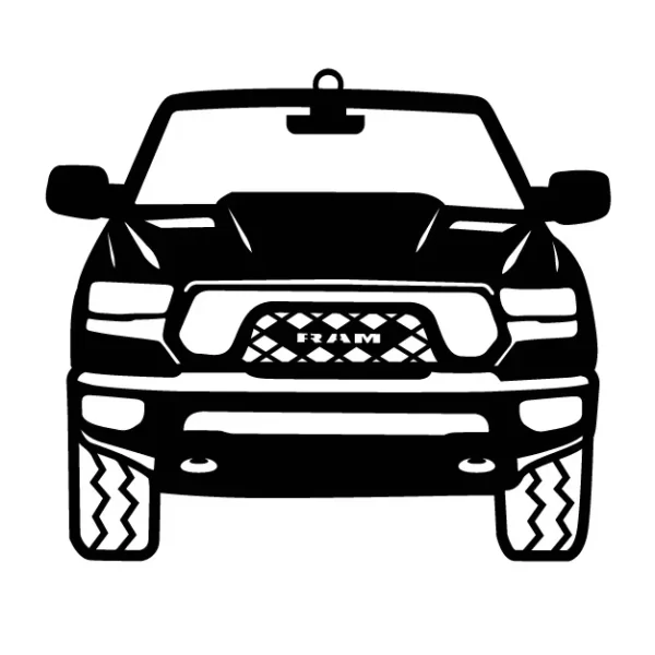 Dodge RAM Car Hanging Ornament – Pickup Truck Rearview Mirror Charm
