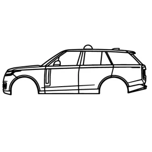 Custom Range Rover Rearview Mirror Charm